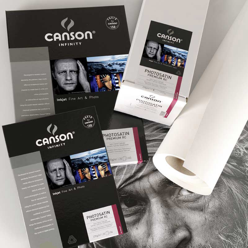 Canson Photo Satin Premium RC 270 Paper. A4, A3, A3+, A2 and rolls
