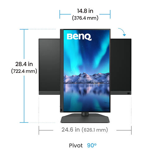 BenQ SW242Q Photographers monitor. 24", 99% Adobe 1998 RGB