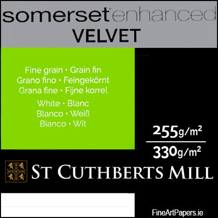 Canson Somerset® Enhanced Velvet Fine Art Inkjet Paper 255/330gsm (St. Cuthberts)