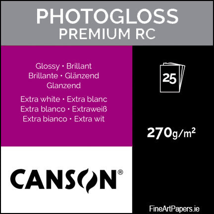 Canson PhotoGloss Premium RC 270gsm (Resin Coated)