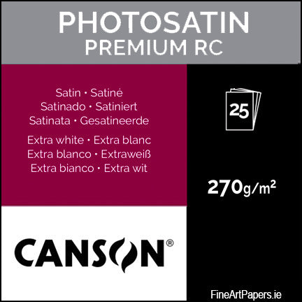 Canson PhotoSatin Premium RC 270gsm (Resin Coated)