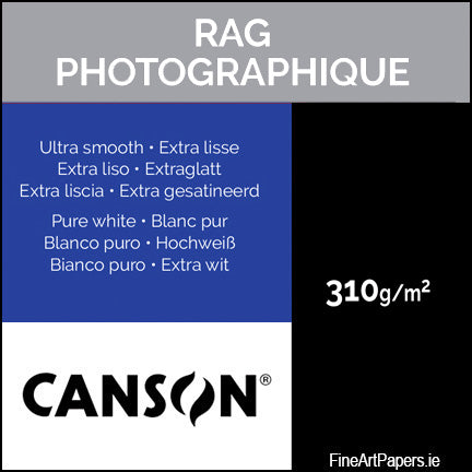 Canson Rag Photographique II 310gsm. Irish Supplier – Fine Art Papers