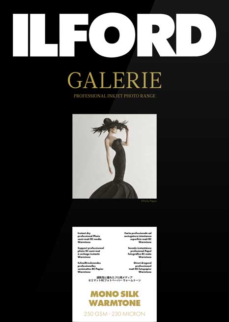 Ilford Galerie Mono Silk Warmtone 250gsm.