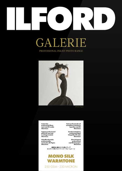 Ilford Galerie Mono Silk Warmtone 250gsm.