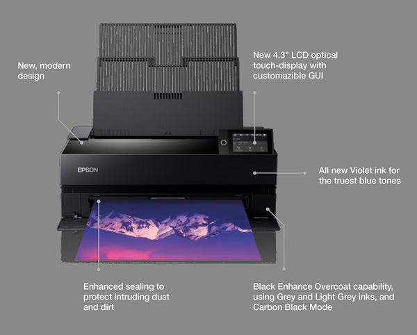 Epson Surecolor P900 Printer. A2, 50ml inks